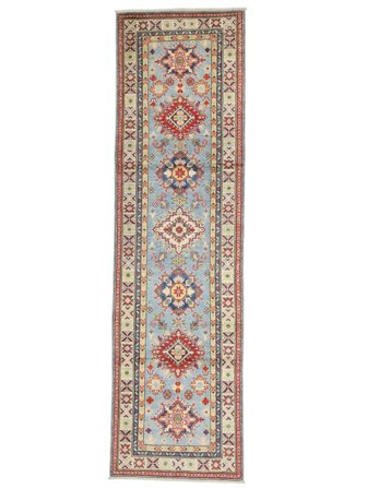 82X294 Alfombra Kazak Fine Oriental De Pasillo (Lana, Afganistán) Carpetvista