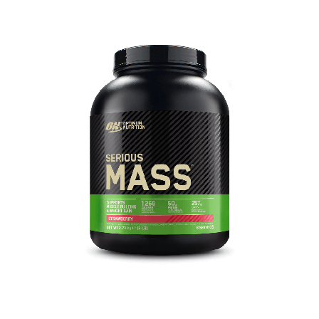 Optimum Nutrition Serious Mass, 2,7 kg, Gainer - Proteinpulver jordgubb