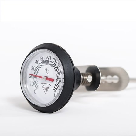Clip-on Øjeblikkelig Aflæsning Dial Termometer til Mælkeskumning i Café og Te Shop Sort