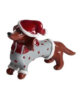 Weihnachtsdekoration Hund Dusty Rot