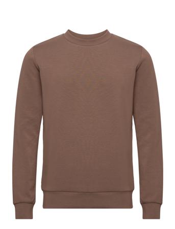 Mmgabel Crew Neck Sweat Tops Sweat-shirts & Hoodies Sweat-shirts Brown Mos Mosh Gallery