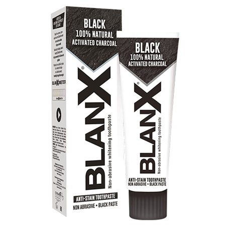 BlanX Black Charcoal 75 ml, Medicin & Pleje, Mund & Tandpleje, Tandpasta