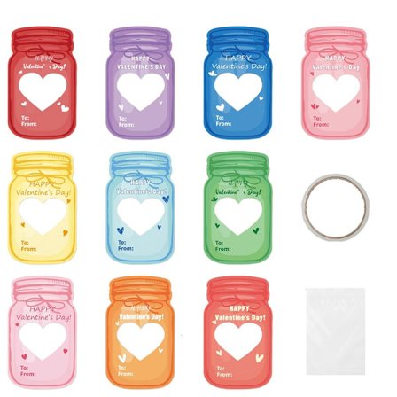 Festlig Valentinsdag Kort til Børn Skoler Klasse Klasseværelse Festartikler