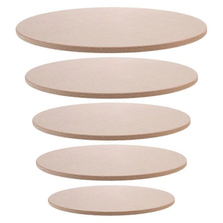 5 stk Keramikplader Keramikhjul Tilbehør Tæthedsbræt til Ler Skulpturfremstilling Base Keramikhjul Plade