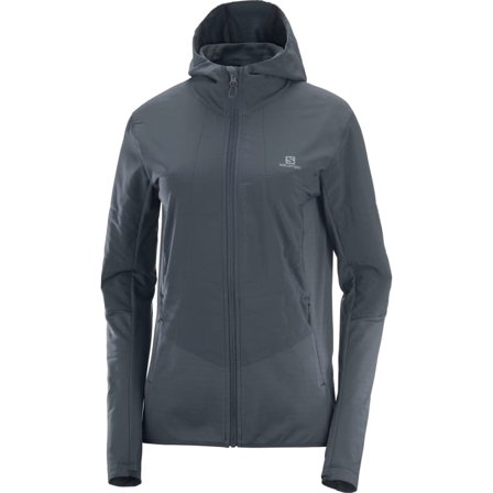 Salomon Women's Outline All Season Hybrid Mid Women Mid layer tops Grey S