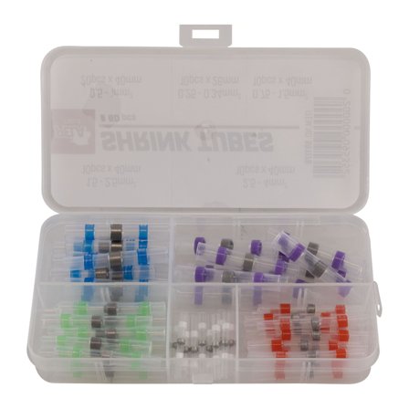 PELA 551179 Krympslangsats för kabelreparation, 60 delar, Verkstad & fordon