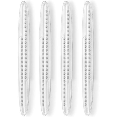 Kollisjonsstripe, transparent - Bil dørbeskyttelsesstriper, 4 stk kollisjon B