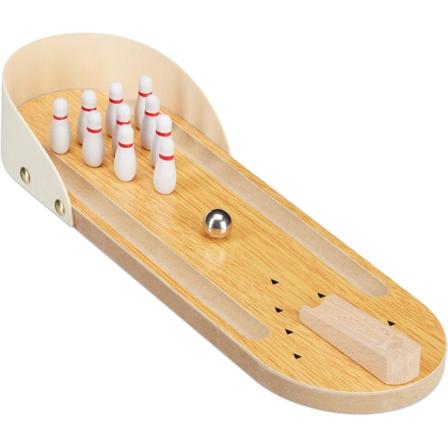 Bordbowling, Minispillet, Sæt med 10 kegler, dygtighed, Voksne og børn