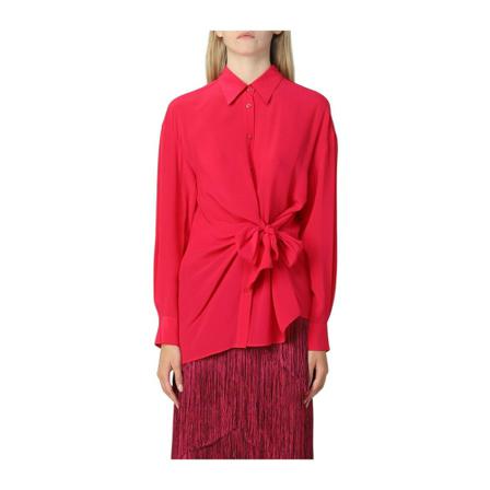 Simona Corsellini Casual Shirts Rød, Dame Skjorter