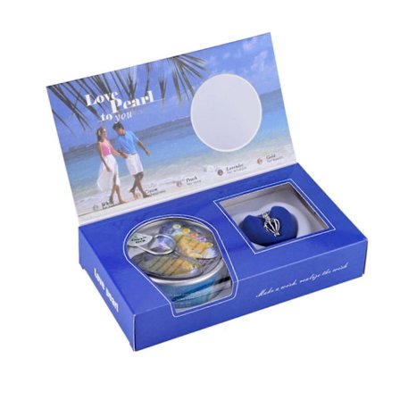 Innovativt Ønske Perlehalskæde Sæt med Vedhængsbur Mystisk Perle Gave Sæt Fantastisk Gave til Små Piger_Særlige gaver