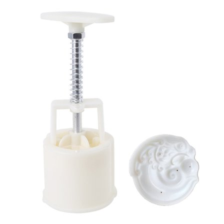 Plast Mooncake Form 75g Drage Stempel Kiks Småkage Udskærer Form DIY Fondant Bageværktøj Midt-Efterårs Festival