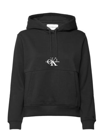 Monologo Hoodie Huppari Musta Calvin Klein Jeans