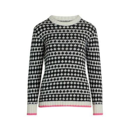 Mads Nørgaard, Round-neck Knitwear Zwart, Dames, Maat:S