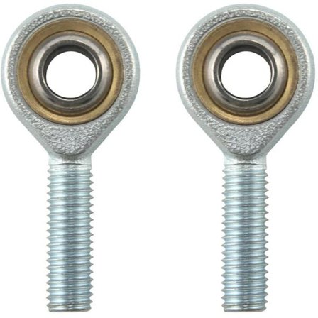 2 x M10 x 1.5 Oikea kierre -kierrepää 10mm pronssi metri SA10