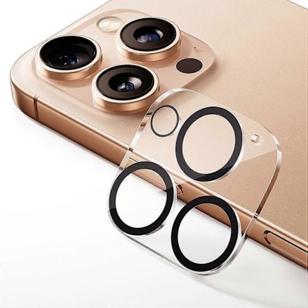 JOYROOM JR-16LJ3 Kameralinsebeskytter i høykvalitets aluminium-silisiumglass for iPhone 16 Pro/16 Pro Max