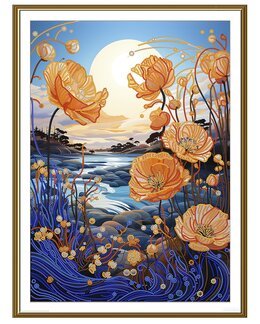 Perlebroderi Blomster - Nova Sloboda