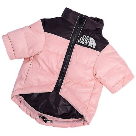 The Dogs Face Puffer Jakke Tykk Varm Utendørs Dyrekles Vinter Vindtett Mote Dyrekostyme Kompatibel Med Små Mellomstore Store Hunder[hs]