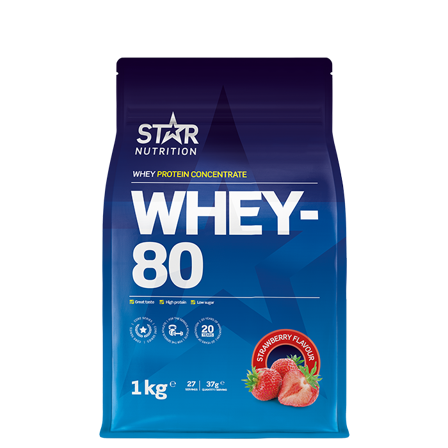 Star Nutrition Whey-80 Heraproteiini 1 kg