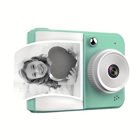 Digitalt Kamera Børn Instant Kamera Med 2.4 Tommer Skærm 1080P Digitalt Kamera Blå