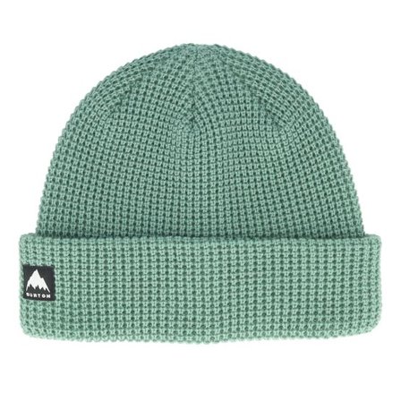 Burton - Grön cuff Beanie - Recycled Waffle Beanie Soft Sage Cuff @ Hatstore