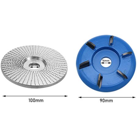 2 stk karbid treskjæringsskiver for vinkelsliper/slipeskive A