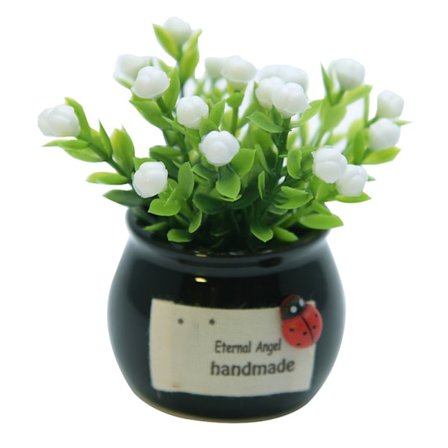 1 st Konstgjorda minikrukväxter Heminredning Lucky Fruit Bonsai Krukblommor