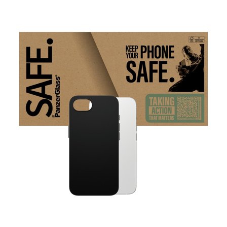 PanzerGlass SAFE TPU CASE IPHONE 16E BLACK BULK ACCS