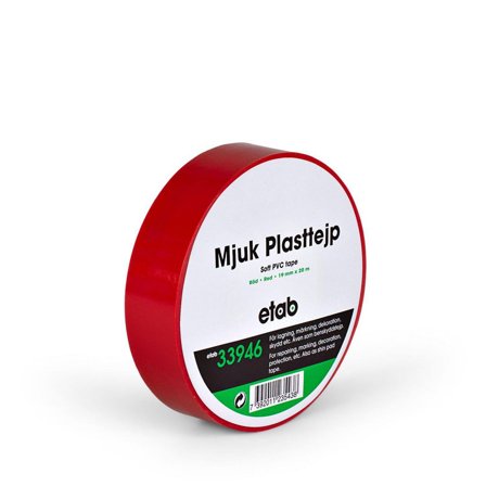 ETAB Tejp 33946 38mmx20m Röd - Lyreco - Emballage och lagerutrustning - Packtejper - Maskeringstejp