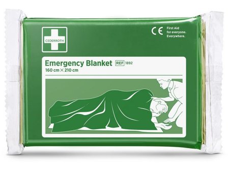 Cederroth Räddningsfilt - Lyreco - Skyddsutrustning - Första Hjälpen - Räddningsfiltar