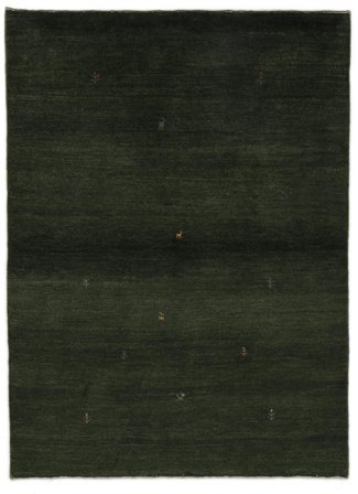 Gabbeh Persia Teppe Håndknyttet 145X197 Svart Persia/Iran