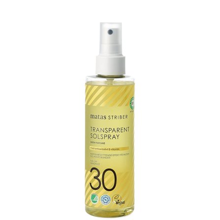 3 for 2 - Matas Striber Transparent Solspray SPF 30 Uden Parfume 195 ml, Skincare, Solpleje, Solcreme