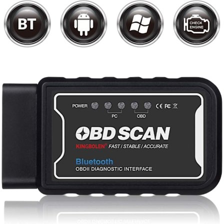 ELM327 V1.5 Bluetooth OBD2 Skanner Kode Leser PIC18F25K80 Bil Diagnoseverktøy