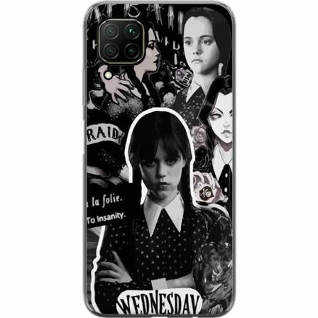 Huawei P40 Lite Skal / Mobilskal - Wednesday Addams