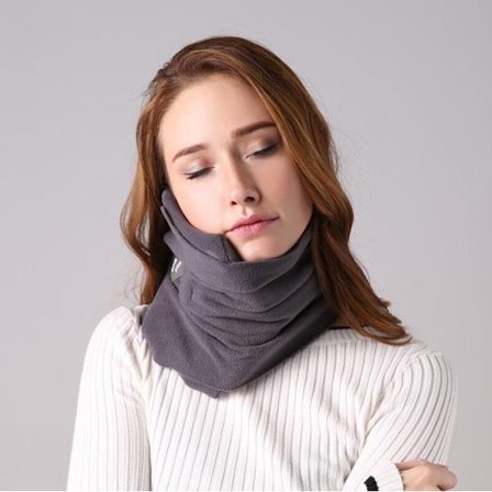 Kudde – Vetenskapligt bevisad supermjuk resekudde – Tvättbar i maskin