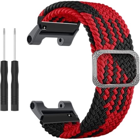 Smartwatchband, Kompatibel med Amazfit T-rex/ T-rex Pro Justerbar Nylonflätad Elastisk Armband