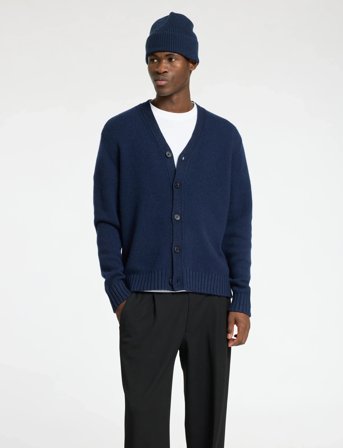 Selected Slhcody Ls Knit Relaxed Cardigan - Navy - XL