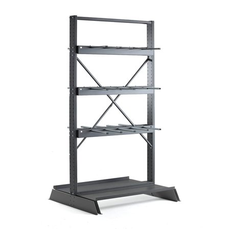 Vertical racking PLUS, double sided, starter unit, 2500x1250 mm