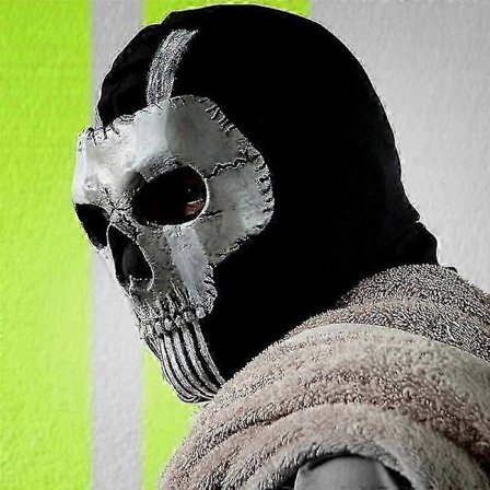 Ghost Maski V2 - Operador Mw2 Airsoft Cod Cosplay Airsoft Tactical Skull Kokonaamari -CLJR