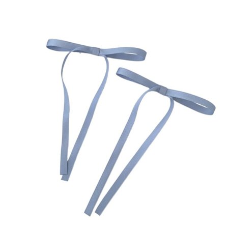 Rosett hårklämma Anknäbbklämma BLÅ