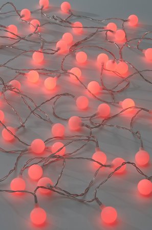 Jotex - SLINGAN LED-lyslenke Rød - Kjøp Dekorativ belysning hos Jotex