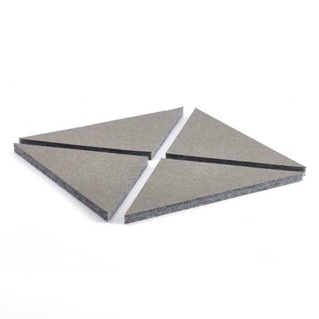 Akustikplader PATTERN, 600x600x40 mm, 4-pack, beige