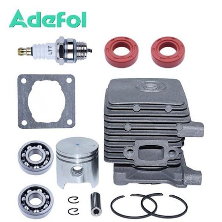 34mm Cylinder Piston Kit Kompatibel Med STIHL FS38 FS45 FS46 FS55 KM55 HL45 FS45L FS45C FS46C KM55C KM55R KM55RC 41400201202
