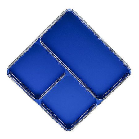 Magnetisk metalldeler skål brett tallerken maskin reparasjon oppbevaring arrangør Rc verktøy(farge:blå)