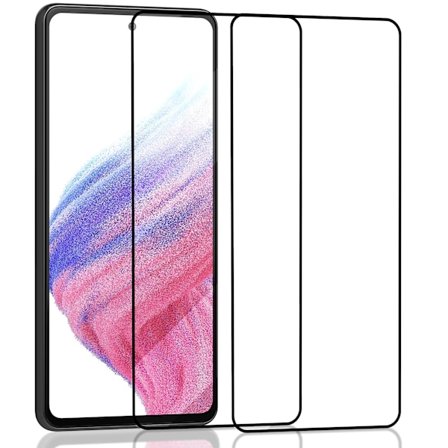 2-Pack SAMSUNG A53 Skærmbeskyttelse - Hærdet Glas 9H - Super kvalitet 3D
