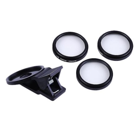 Matem3 37mm Smarttelefonfilterlinser 4-linsklips