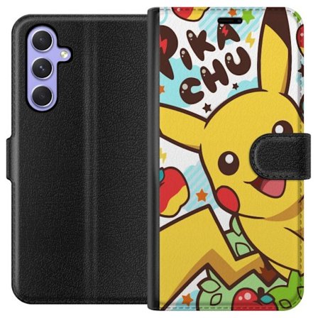 Samsung Galaxy A54 Lompakkokotelo Pikachu