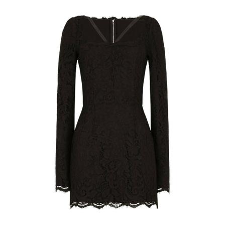 Dolce & Gabbana Short Kjole Sort, Dame