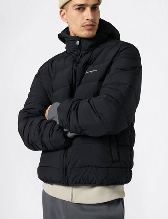 Champion Hooded Jacket - Black - XL