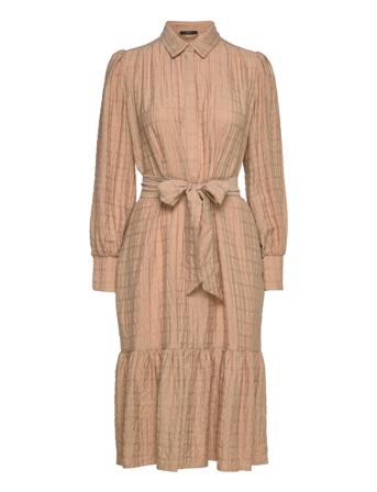 Dresses Light Woven Dresses Shirt Dresses Brun Esprit Collection
