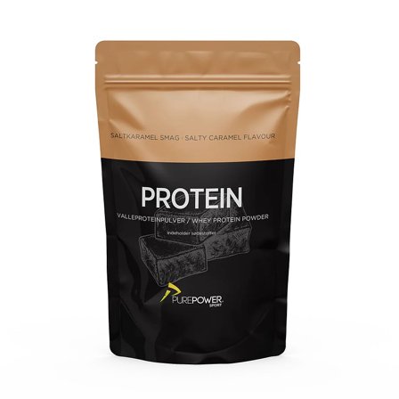 PurePower Proteinpulver Saltkaramel 400 g, Sport & Velvære, Protein & Energi, Proteinpulver